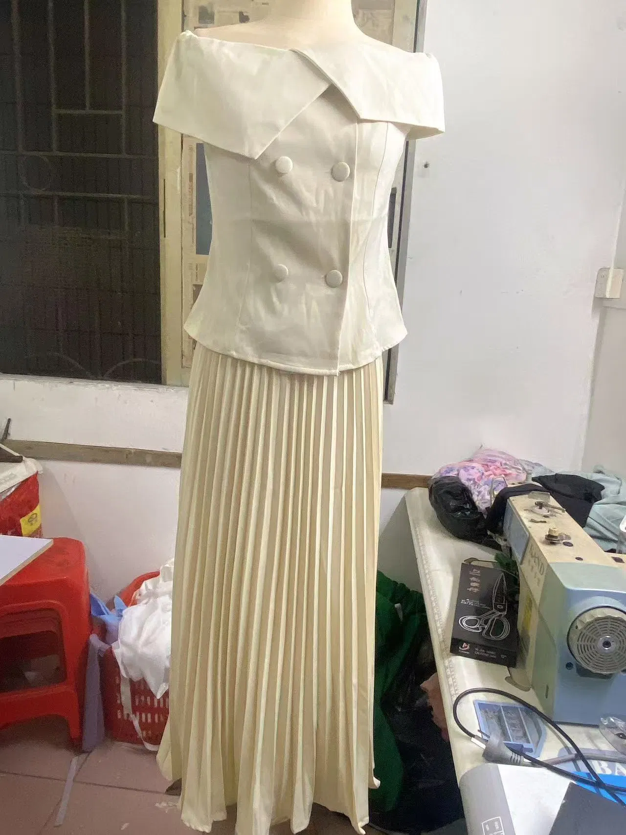 2024 Autumn European and American Sling Waist Straight Mopping Minimalist Spring and Summer New Product