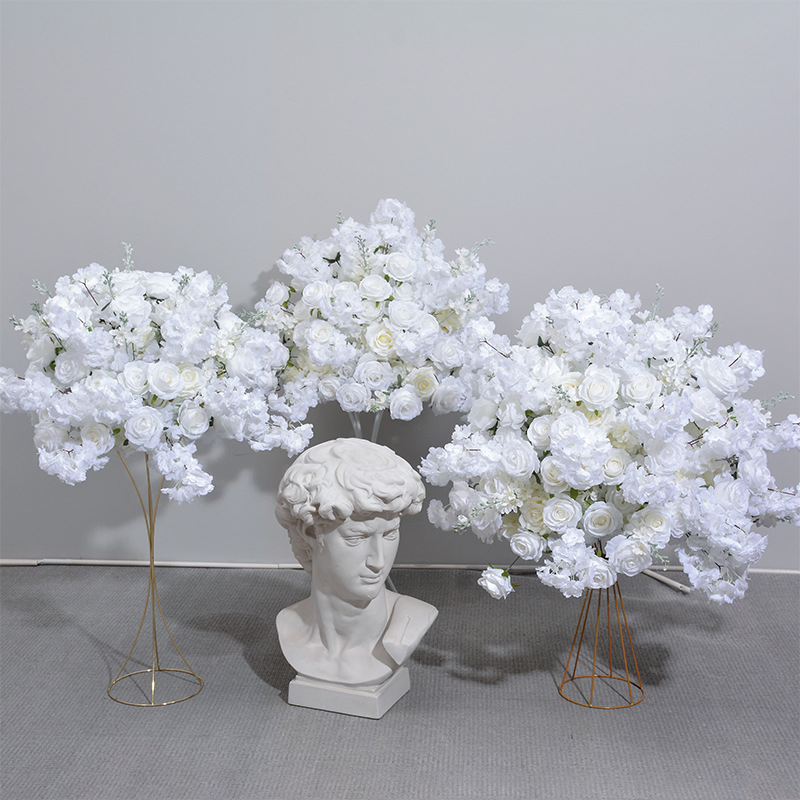 Lifelike Flower Centerpieces for Bridal Shower and Wedding Decorations