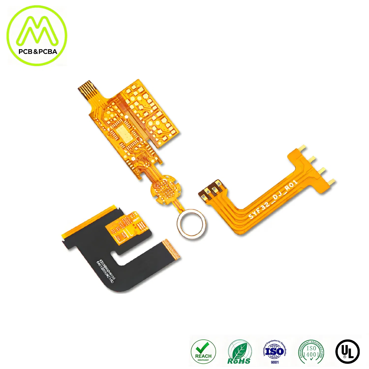 Professional Online PCBA Layout with Black Solder Resist Color