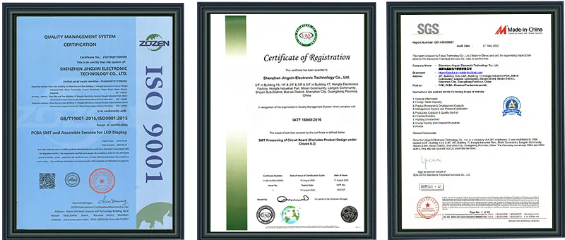 ISO Certificates