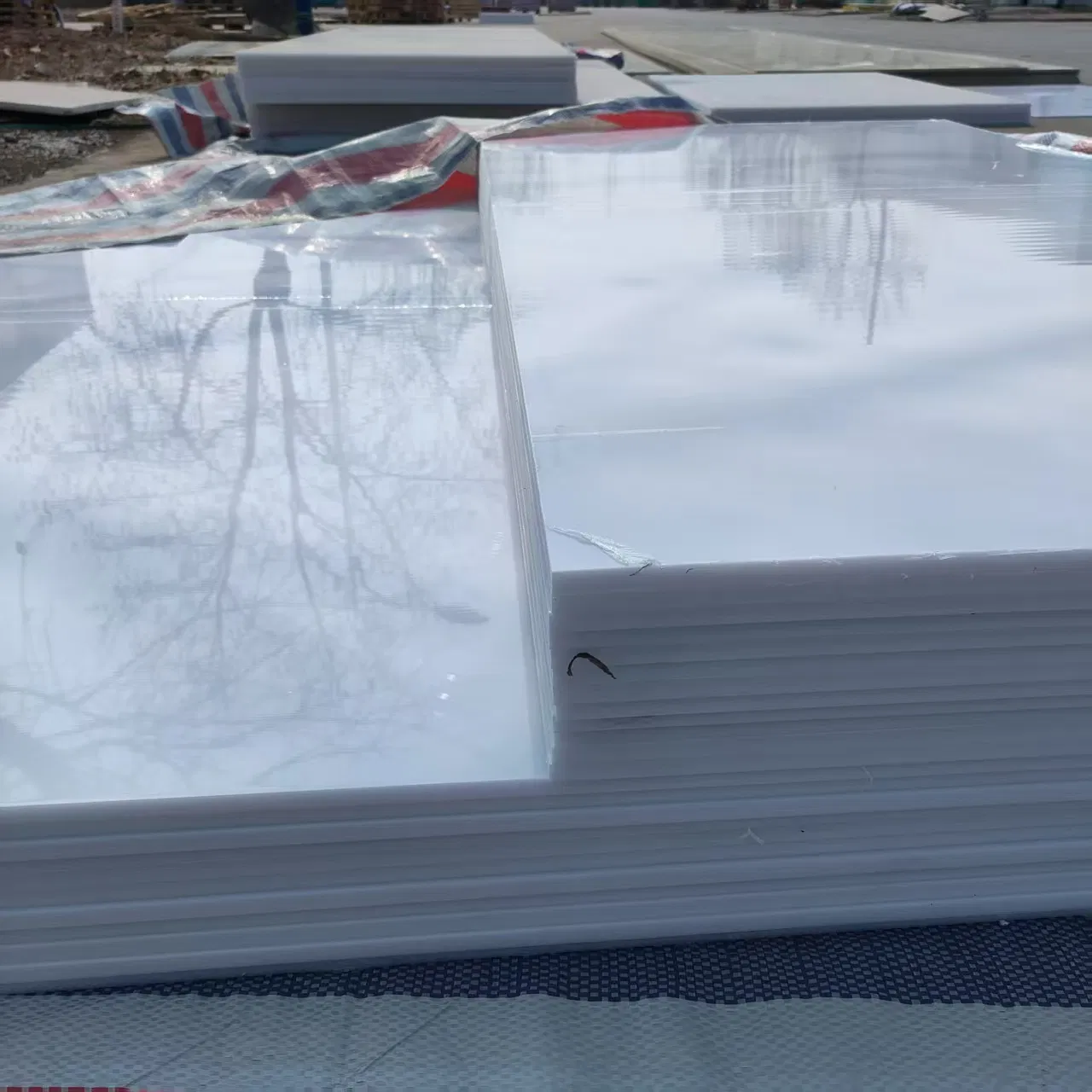 Factory Straight Hair Processing Food Grade White HDPE Polypropylene PVC Plastic Board