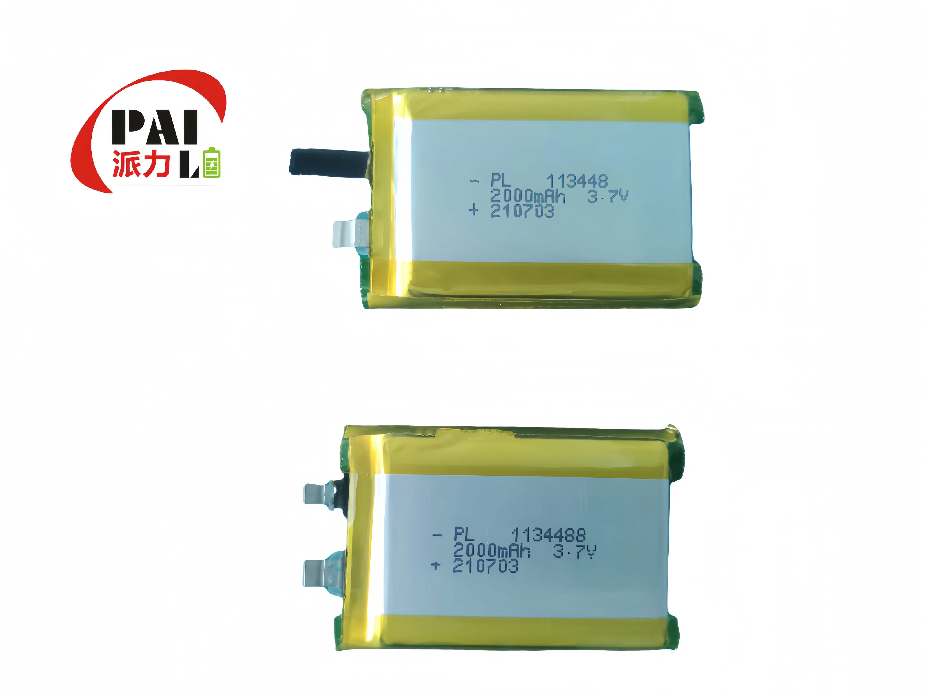 Customized High Quality Li Polymer Battery 383450/303450 1000mAh for Audio/Tracker/GPS/Beauty Instrument/Digital Product