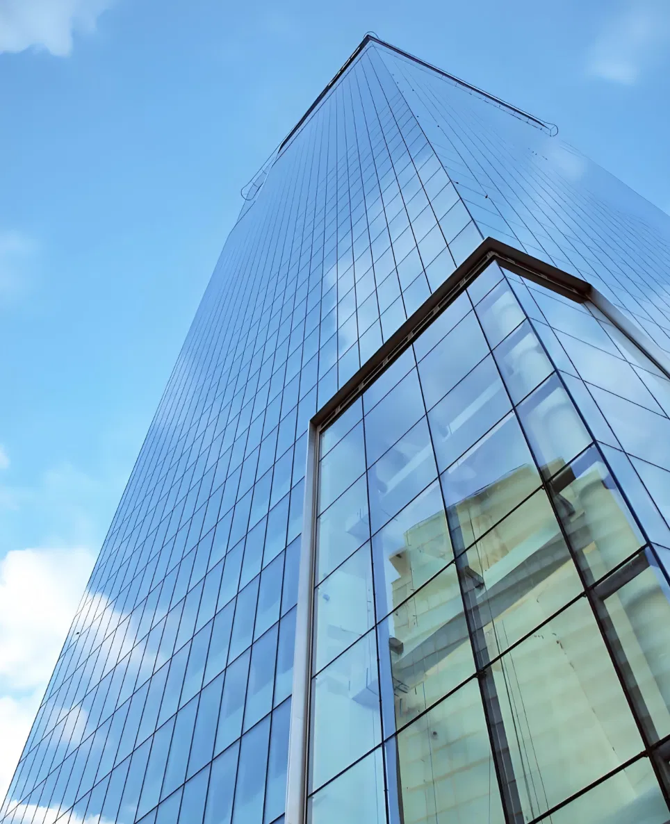 Elegant Curtain Wall Project Featuring Insulating Glass for Building Aesthetics