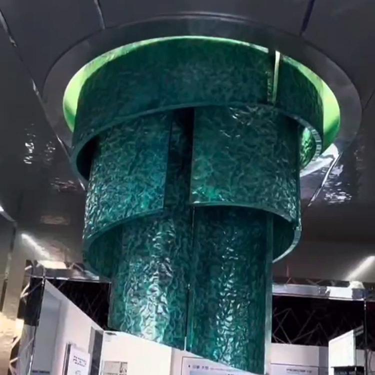 Custom Design PVD Color Crepe Paper Effect 304 2b/Ba Stainless Steel Sheet Stamped Metal