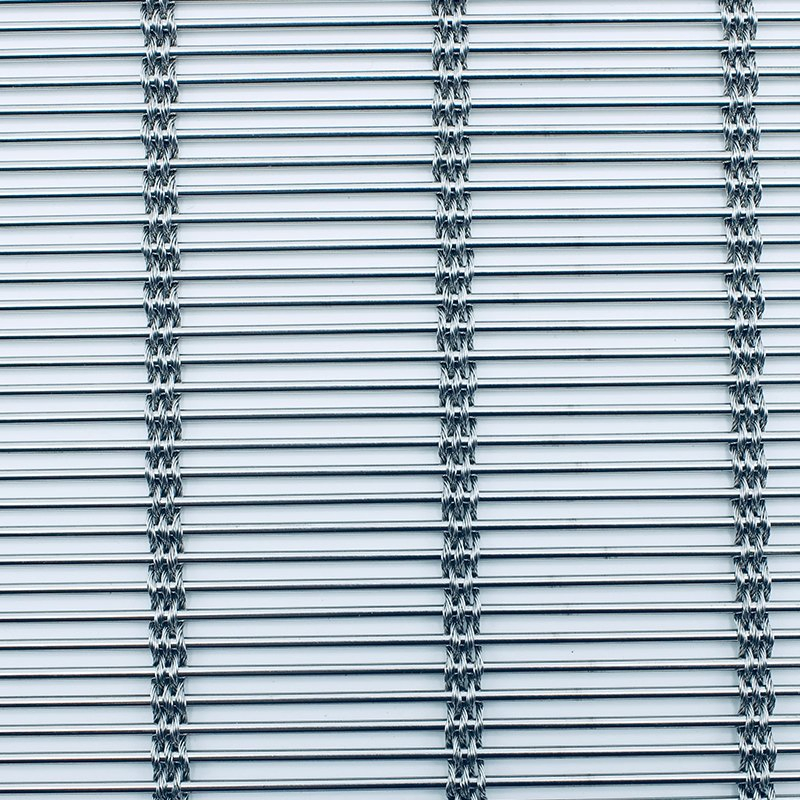 Aluminum Alloy Lightweight Decoration Metal Woven Mesh for Modern Home Doors