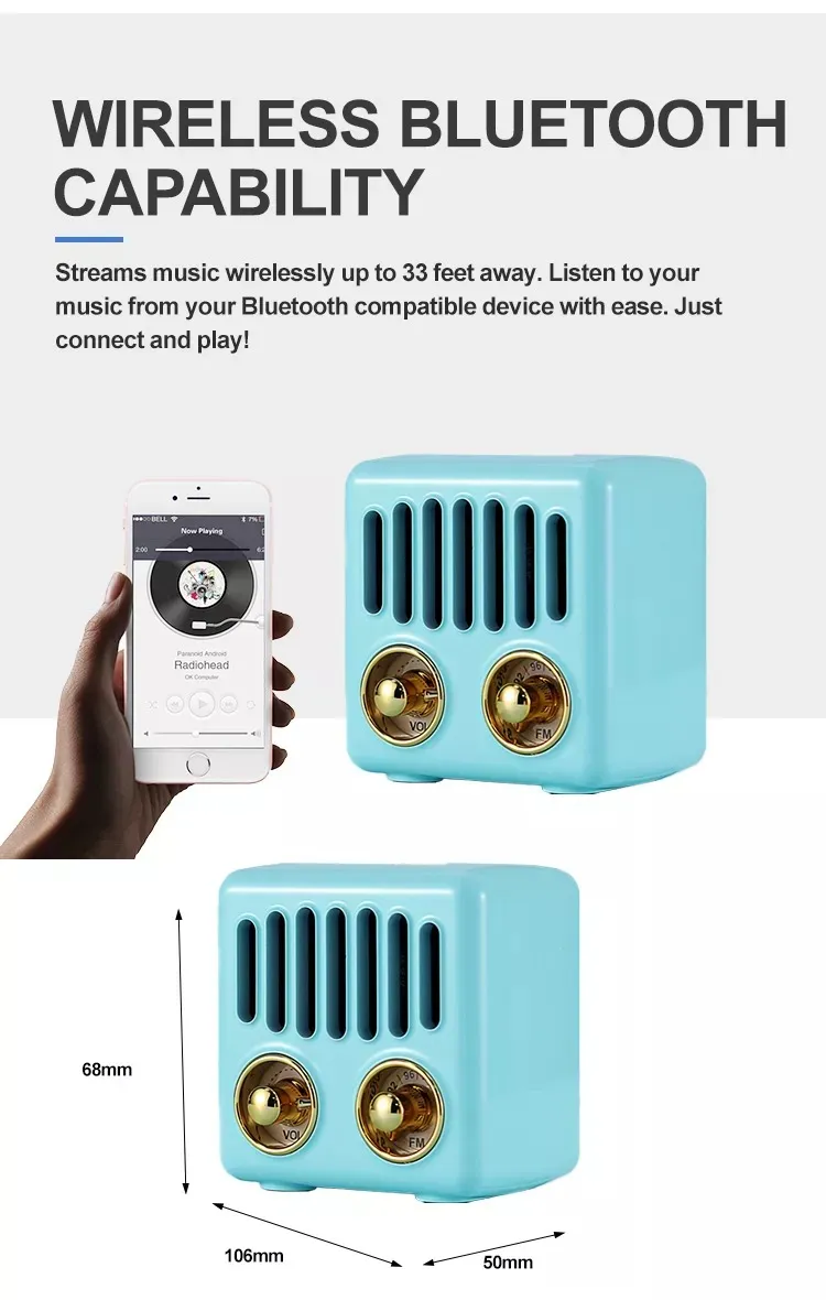 Retro Bt Speaker