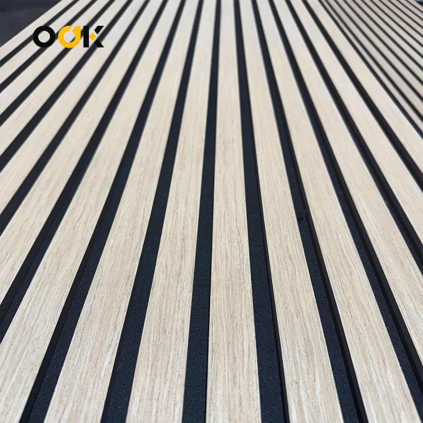 2polyester Fiber Board Akupanel Factory Rate 3D Slat Board WPC Acoustic Soundproof Wall Board Quick-Fit Sound-Absorbing Board Interior Styling