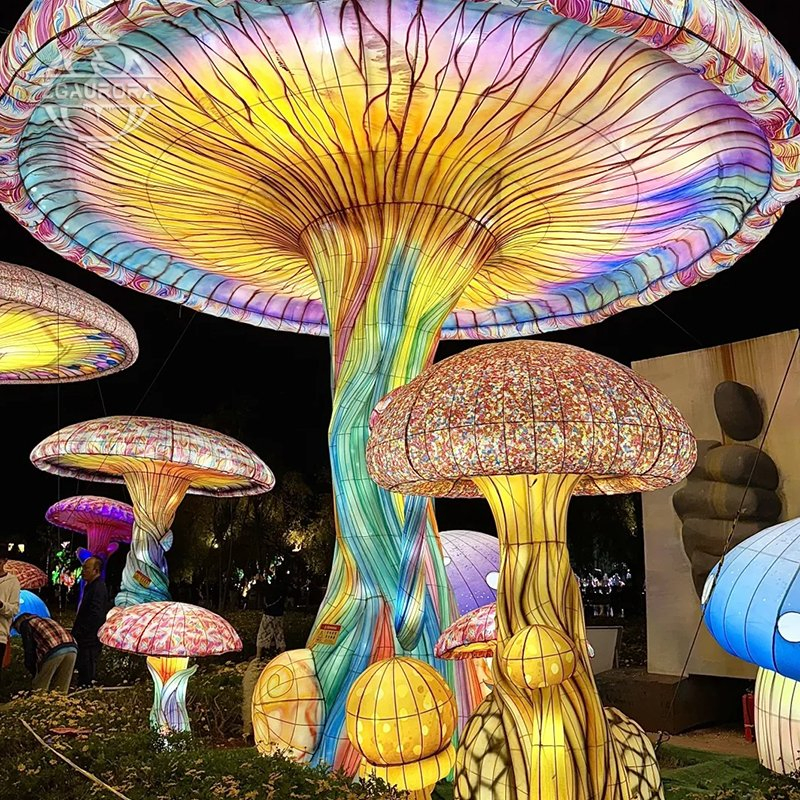 Tropical Rainforest Fantasy Plant Mushroom Lantern Exhibition