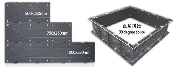 Curved LED design
