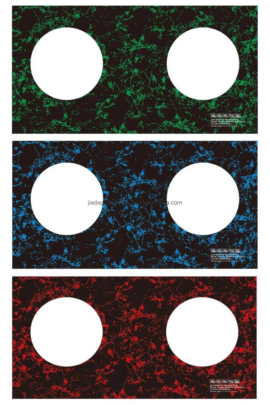 Special Beauty Customized Digital Printing Gas Fire Tempered Glass for Stove Top