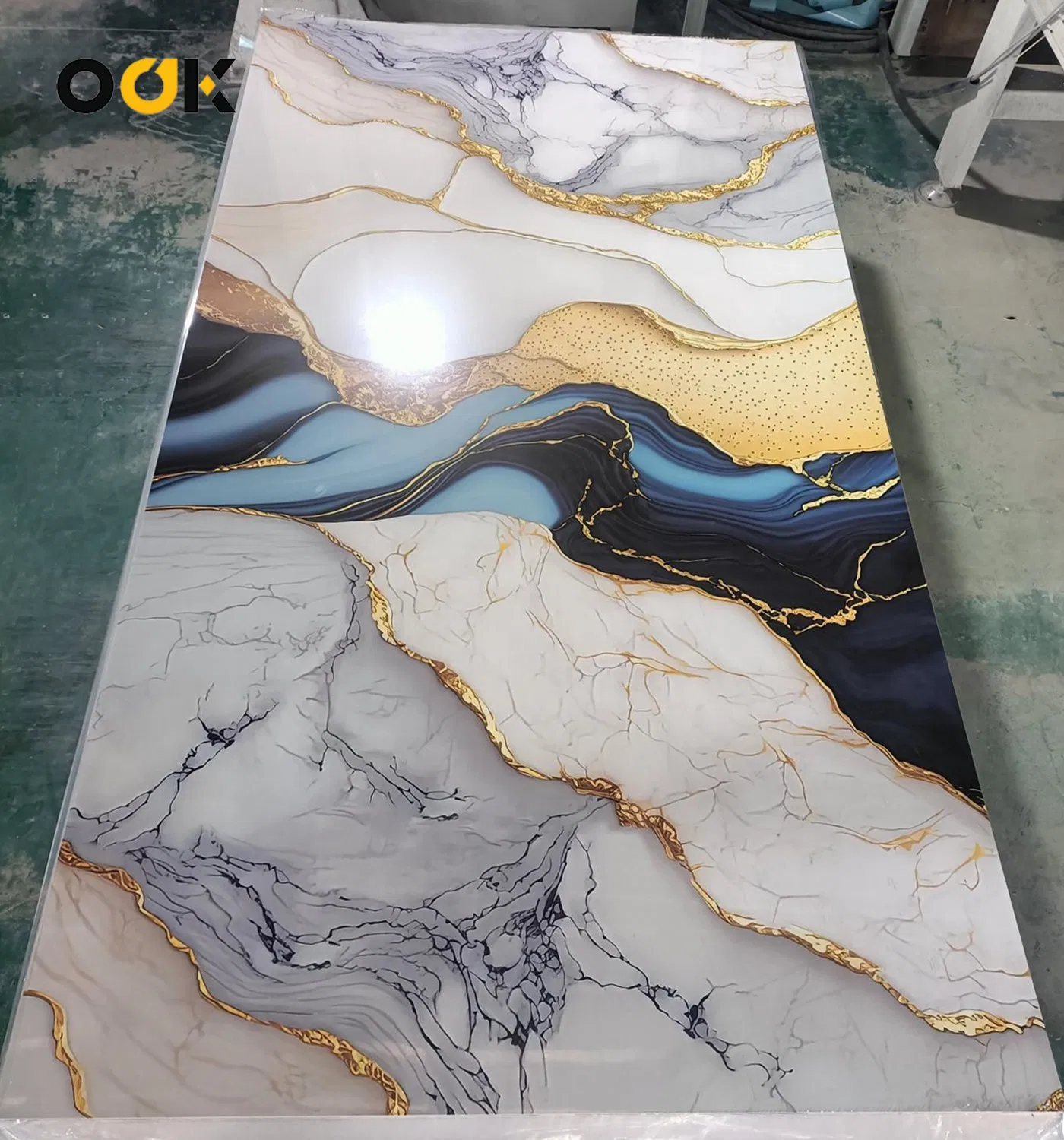 3fireproof Waterproof Indoor-Use Styling Wall Panel Art Decor Marble Bamboo Charcoal WPC Aku PVC Polyester Fiber Board China Factory Moisture-Proof