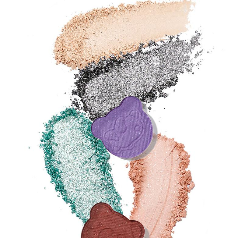 Six-Color Cool Broken Diamond Pink Purple Blue Eyeshadow Palette