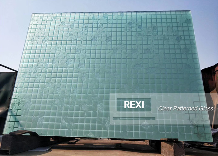 Premium Clear Rolled Glass Sheets with Elegant Millennium Design