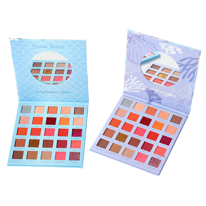 25 Color Eyeshadow Highlighter Eyeshadow Palette
