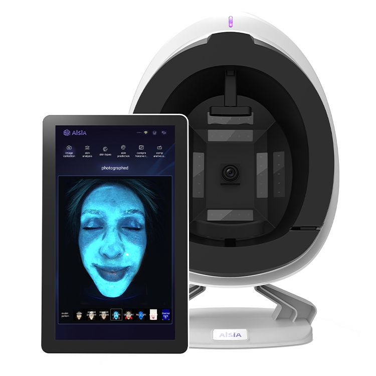 2025 3D Skin Analysis Digital Facial Beauty Machine WiFi Ai Facial Tester Scanner Device Skin Analyzer