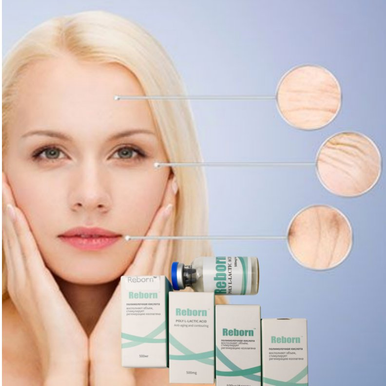 Medical Aesthetics Biodegradable Plla Dermal Filler for Body Contouring Reborn Polylactic Acid Filler Fill Deep Facial Wrinkles and Increasing Buttocks Volume