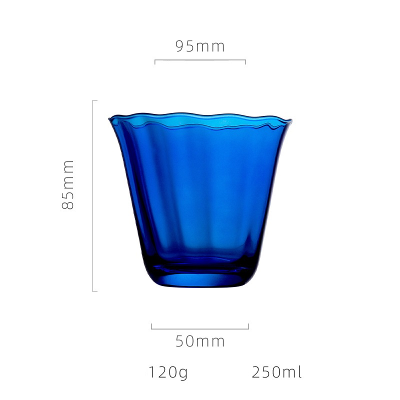 French Style Retro Lead-Free Crystal Champagne Glasses Water Cups Red Wine Goblets