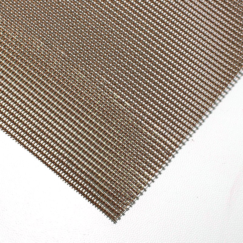 Anti Corrosion Reliable Decoration Metal Woven Mesh for Coastal Homes