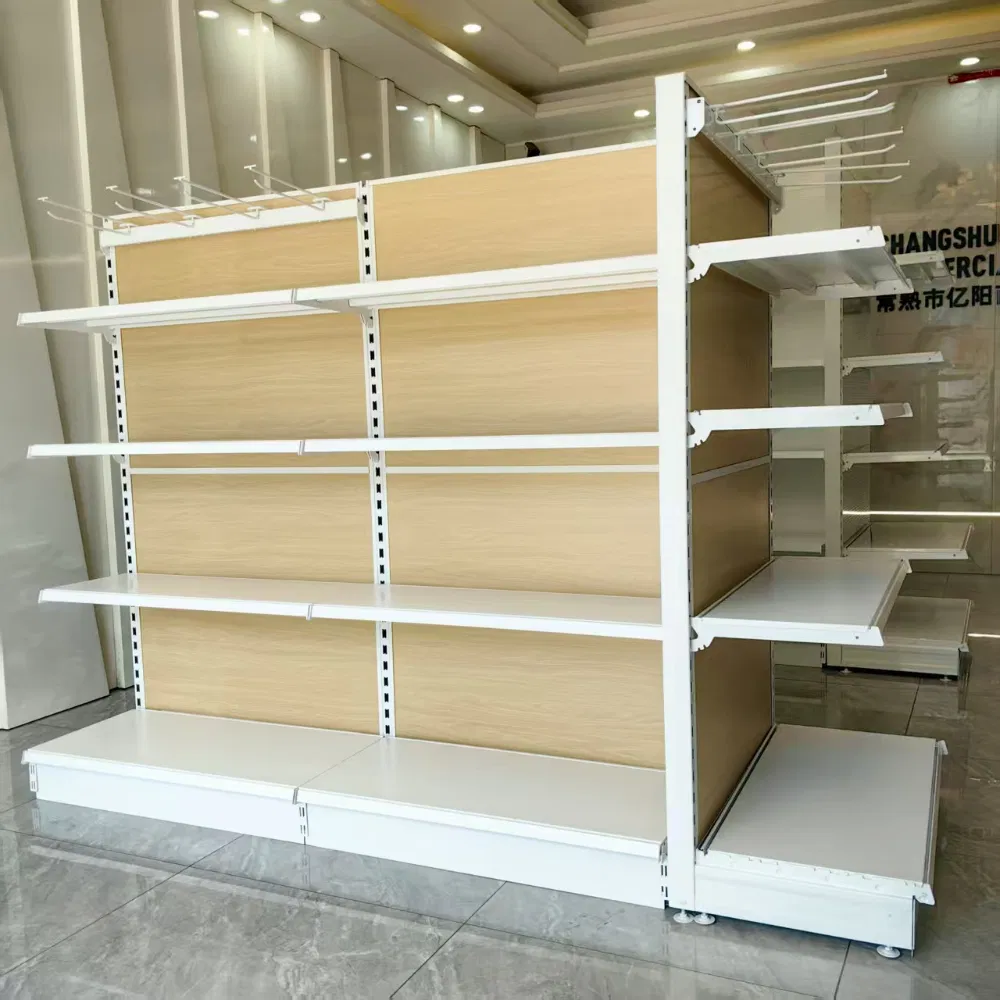 Wire Mesh Shelves for Supermarket Displays and Merchandising Display Stands