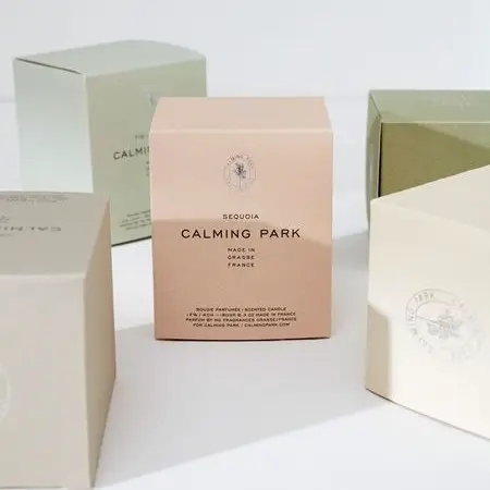 Elegant Custom Gold Foil Cosmetic Packaging Box Design for Beauty Products