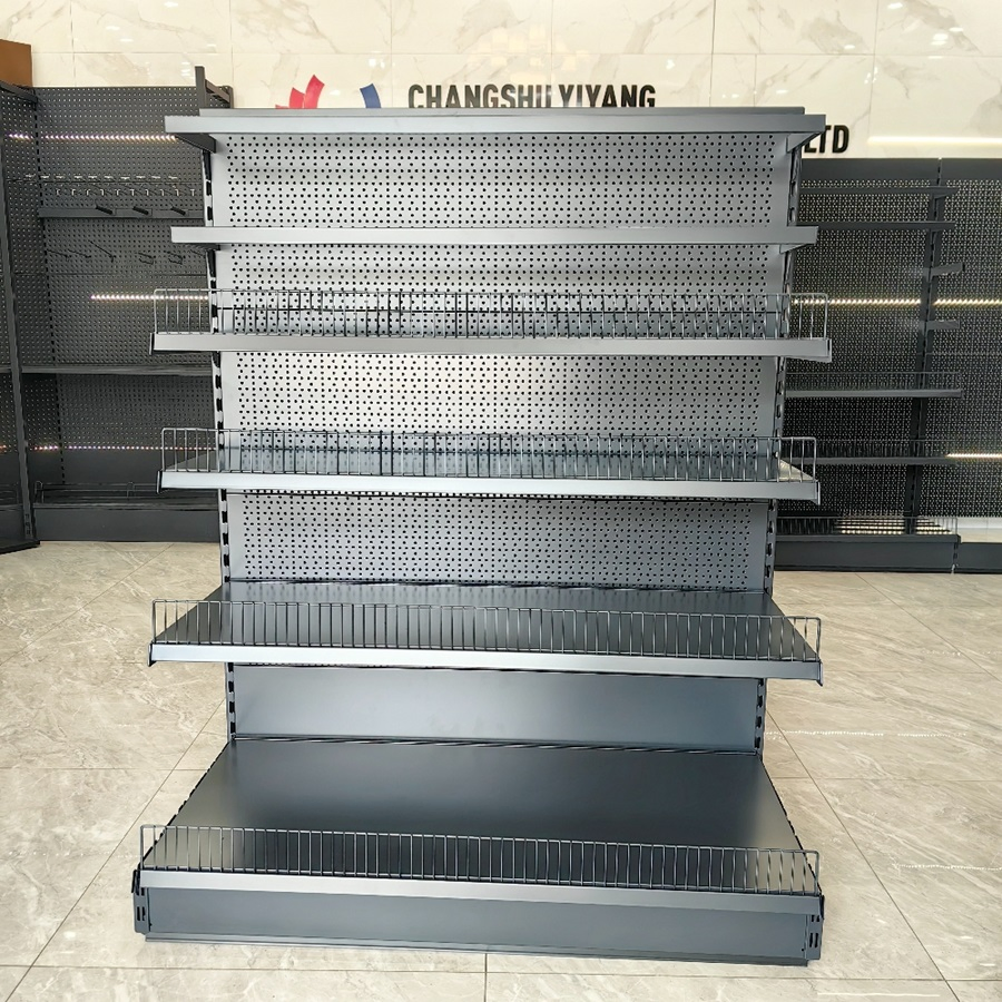 Yiyang Supermarket Shelving: European Rack with Powder Coating