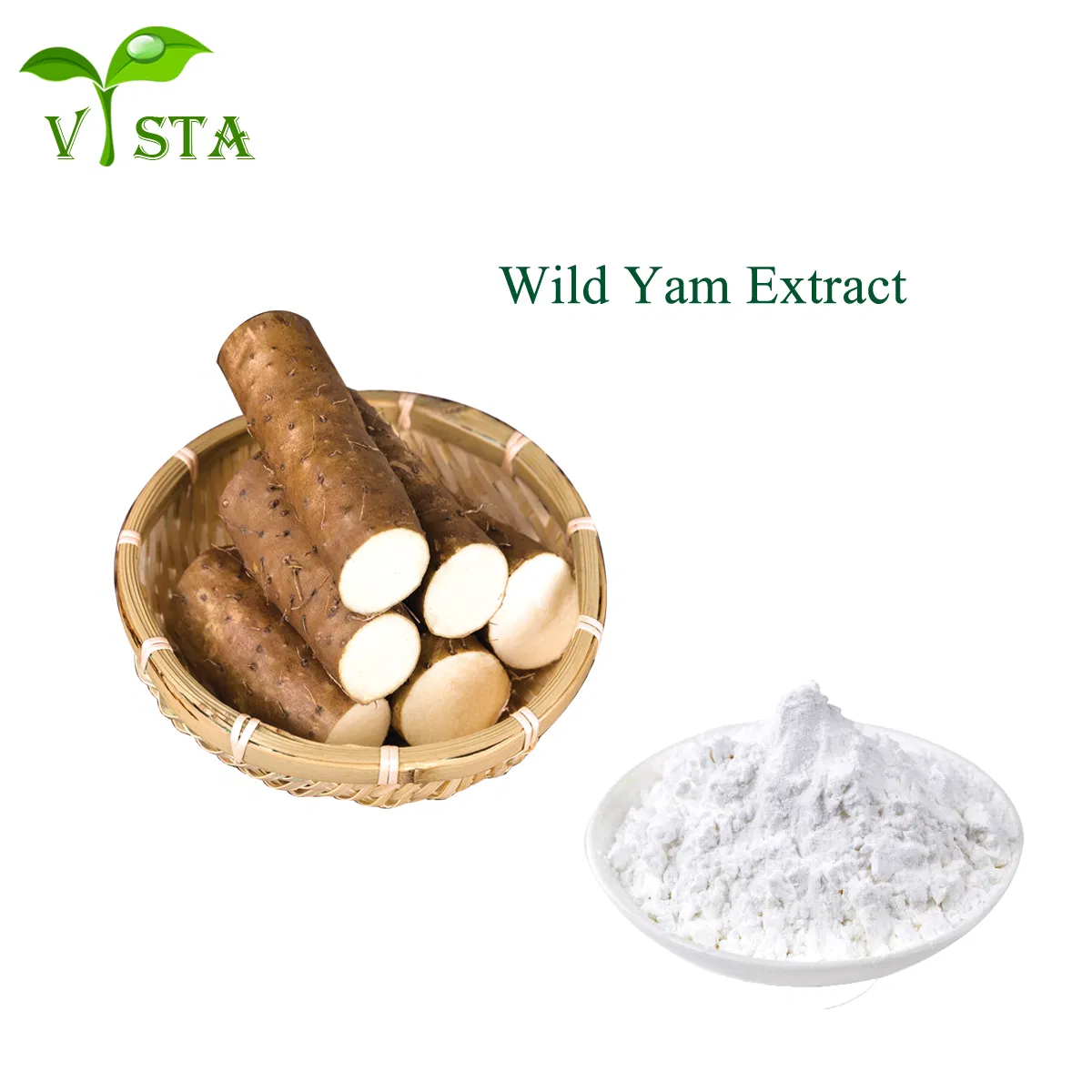100% Natural Plant Extract Wild Yam Extract with Diosgenin 6%-95% CAS 512-04-9