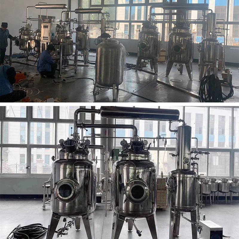 Tianhe High Efficient Energy Saving Factory Price Chinese Herbal Distillation Machine Herb Extract