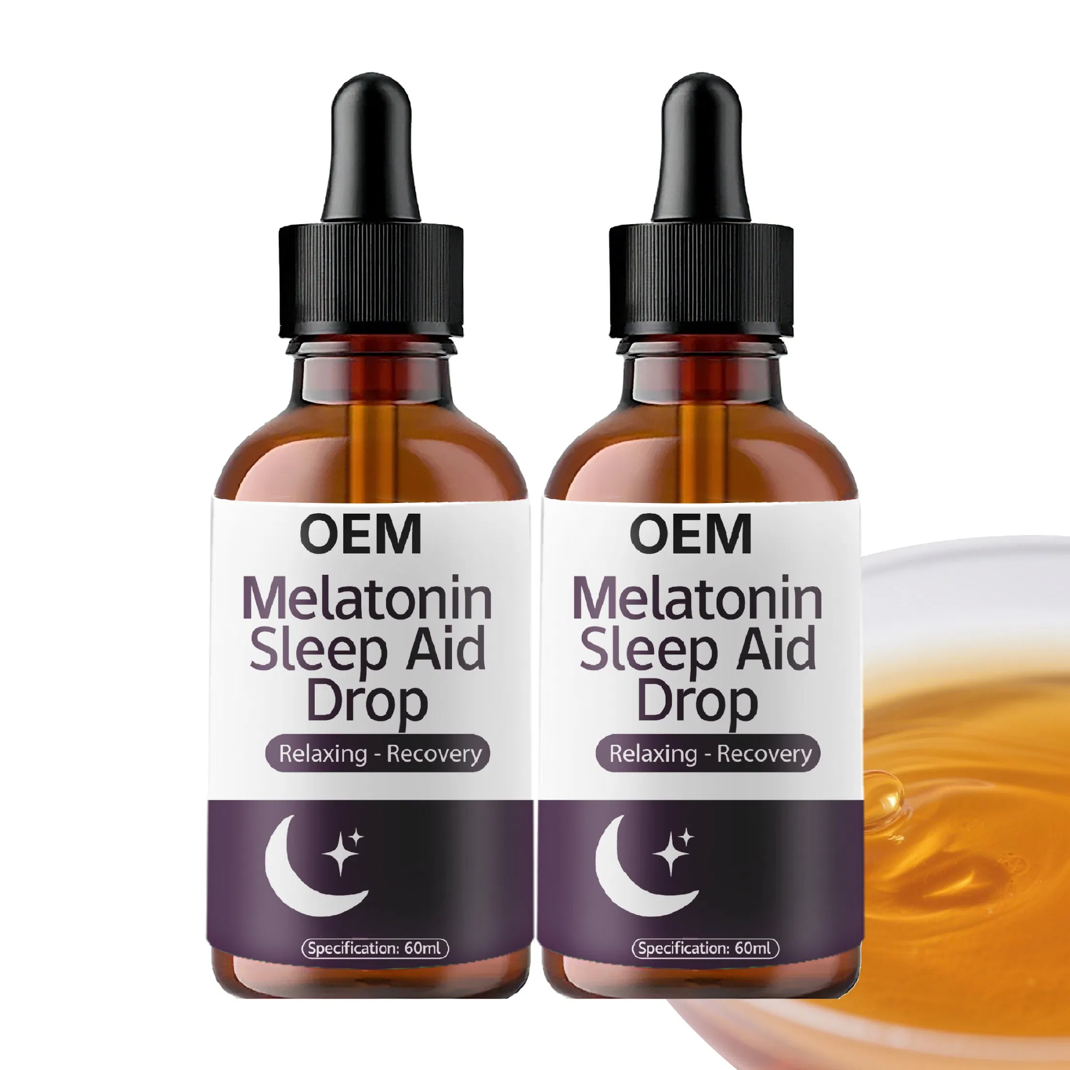 Melatonin Spray Drops Help You Fall Asleep Natural Herbal Hypnotic Sleep Cycle Melatonin Oil OEM
