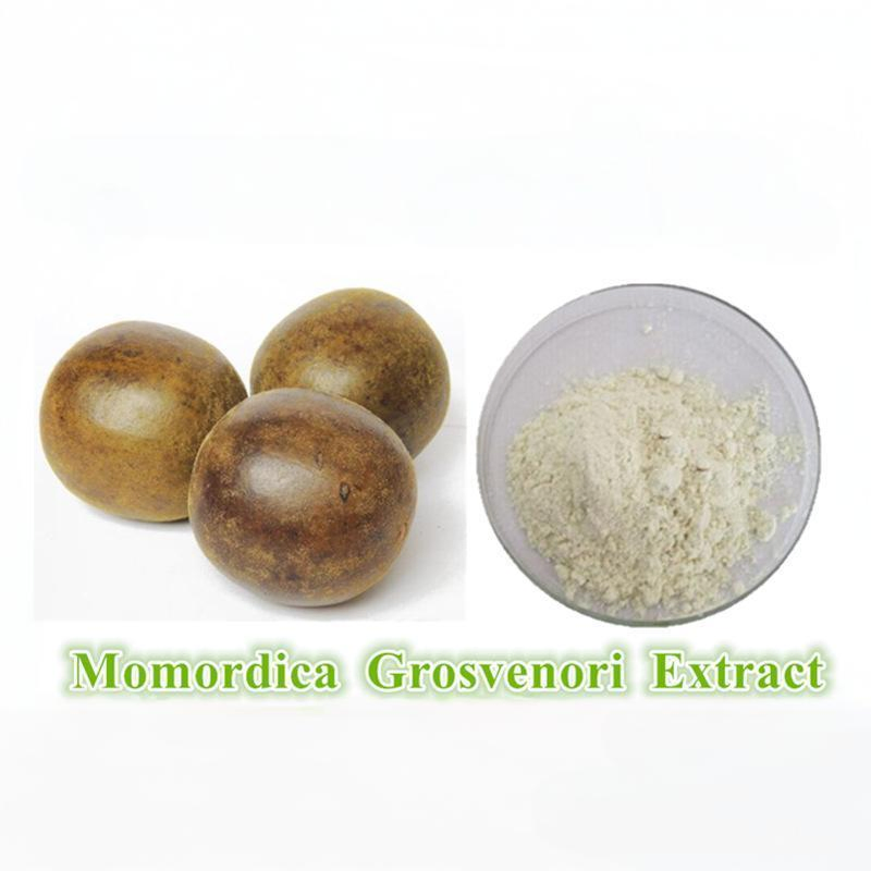 Wholesale Sweetener Mogroside V 80% 50% 25% 20% 90% From Monk Fruit Extract