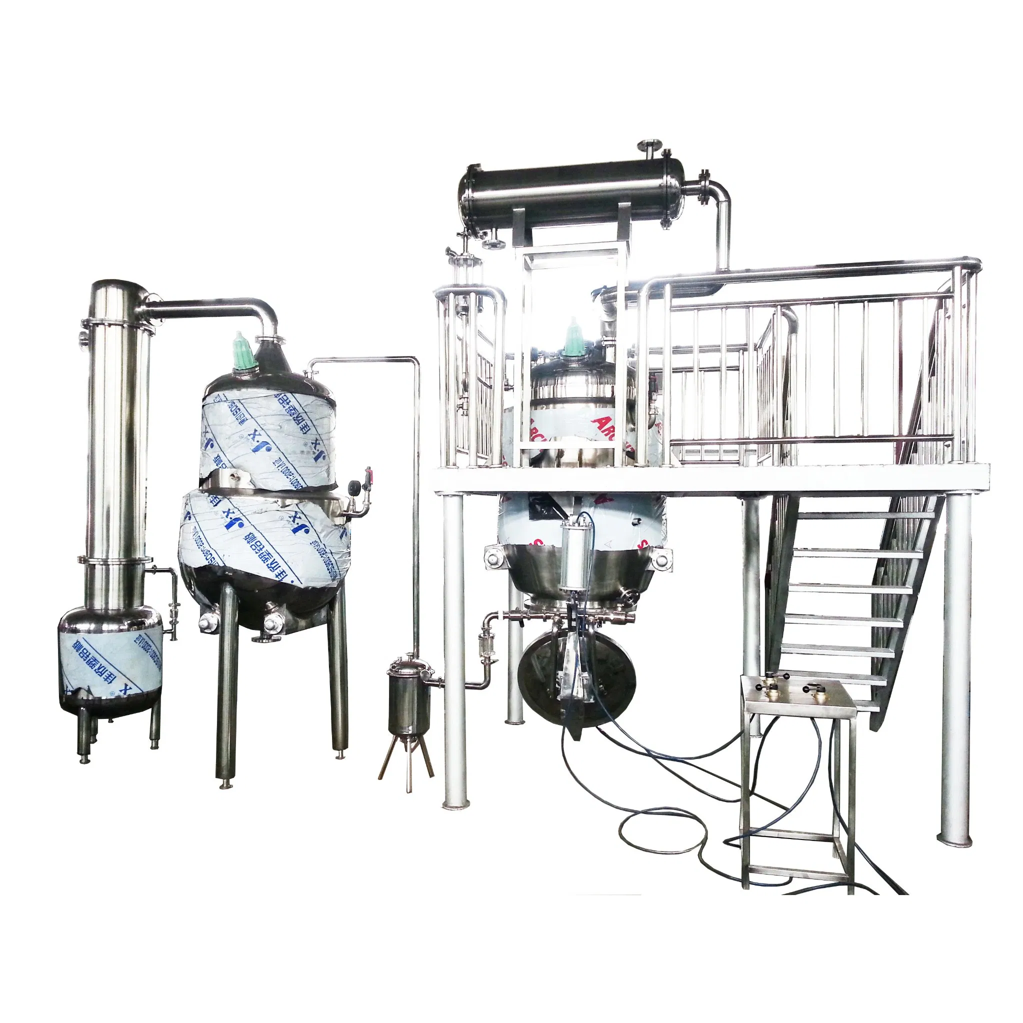 Low Temperature Soxhlet Extraction Apparatus; Extract and Concentrate Production Line