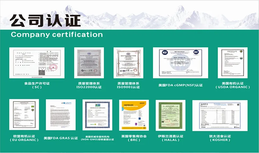 Certifications