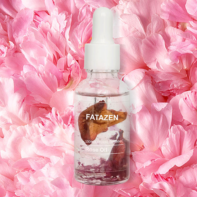Organic Natural Private Label Herbal Multifunction Rose Oil for Body Care Hair Care Serum for Moisturizing Rose Essential Oil