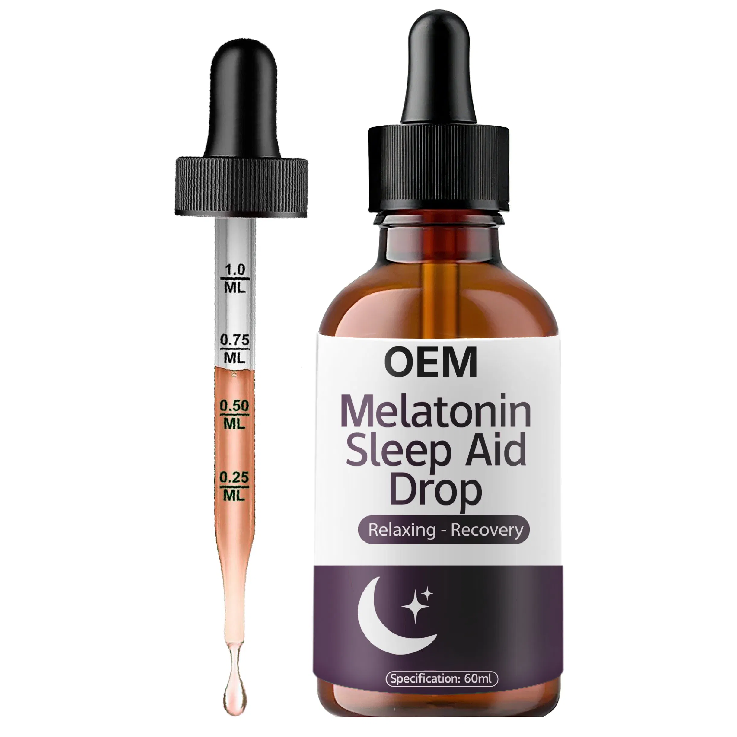 Melatonin Spray Drops Help You Fall Asleep Natural Herbal Hypnotic Sleep Cycle Melatonin Oil OEM