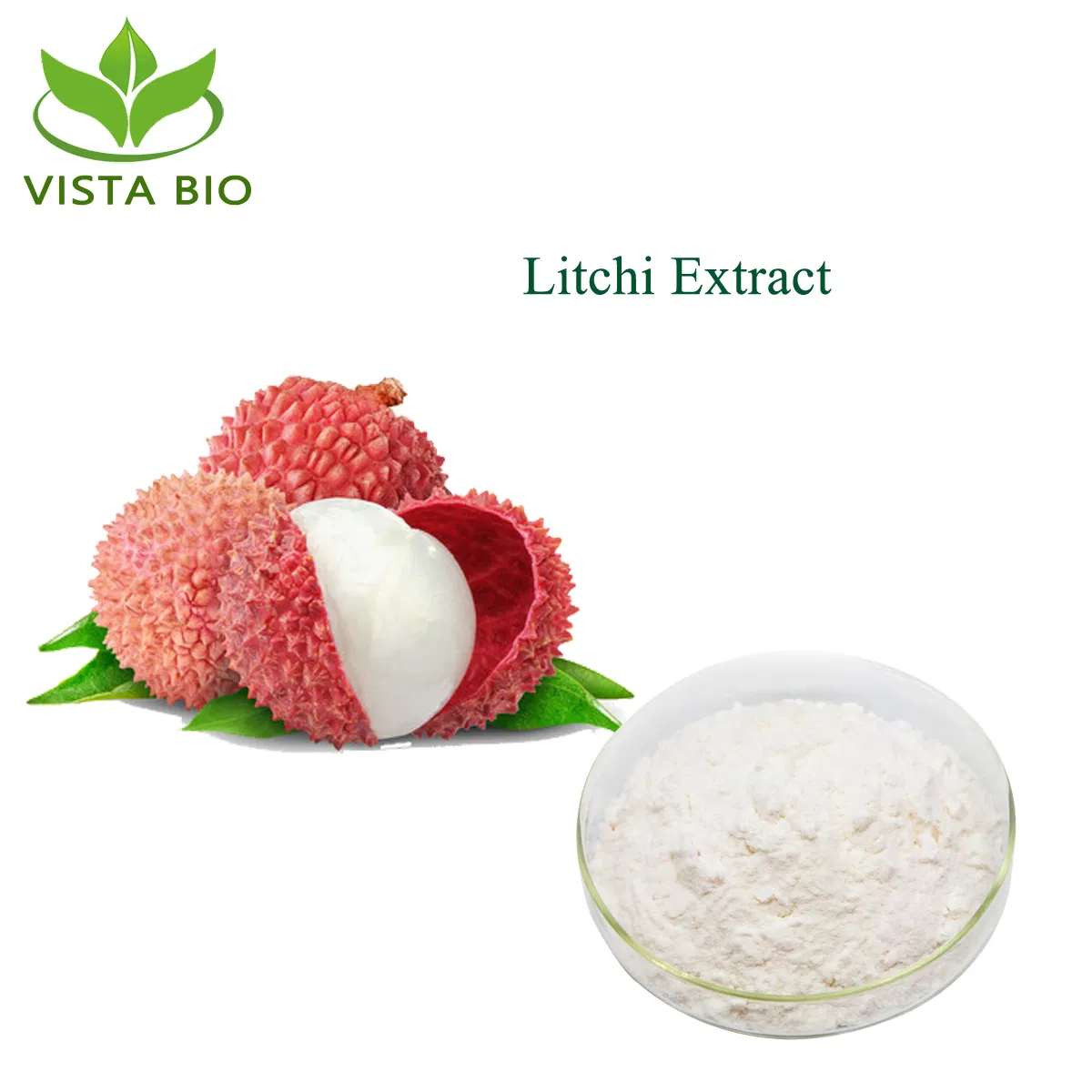 Natural Plant Extract 10: 1 Litchi Powder Lychee Juice Powder for Food and Beverage Additive