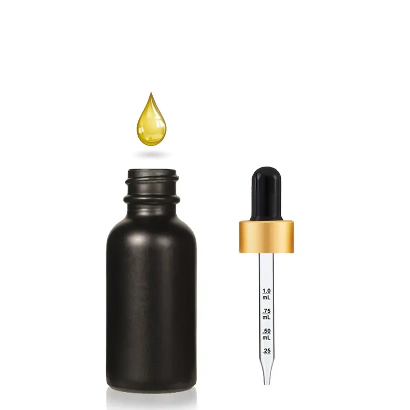 Empty 1oz 2oz 4oz 15ml 30ml 50ml 60ml 100ml 120ml 4oz Amber Cosmetics Boston Essential Oil Glass Dropper Bottles