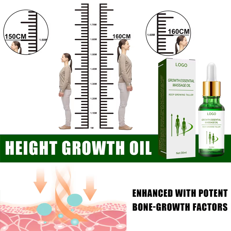 Ditong Natural Hight Growth Oil Herbal Soothing Foot Health Care Essential Oil Set Increasing Height Growth Oil