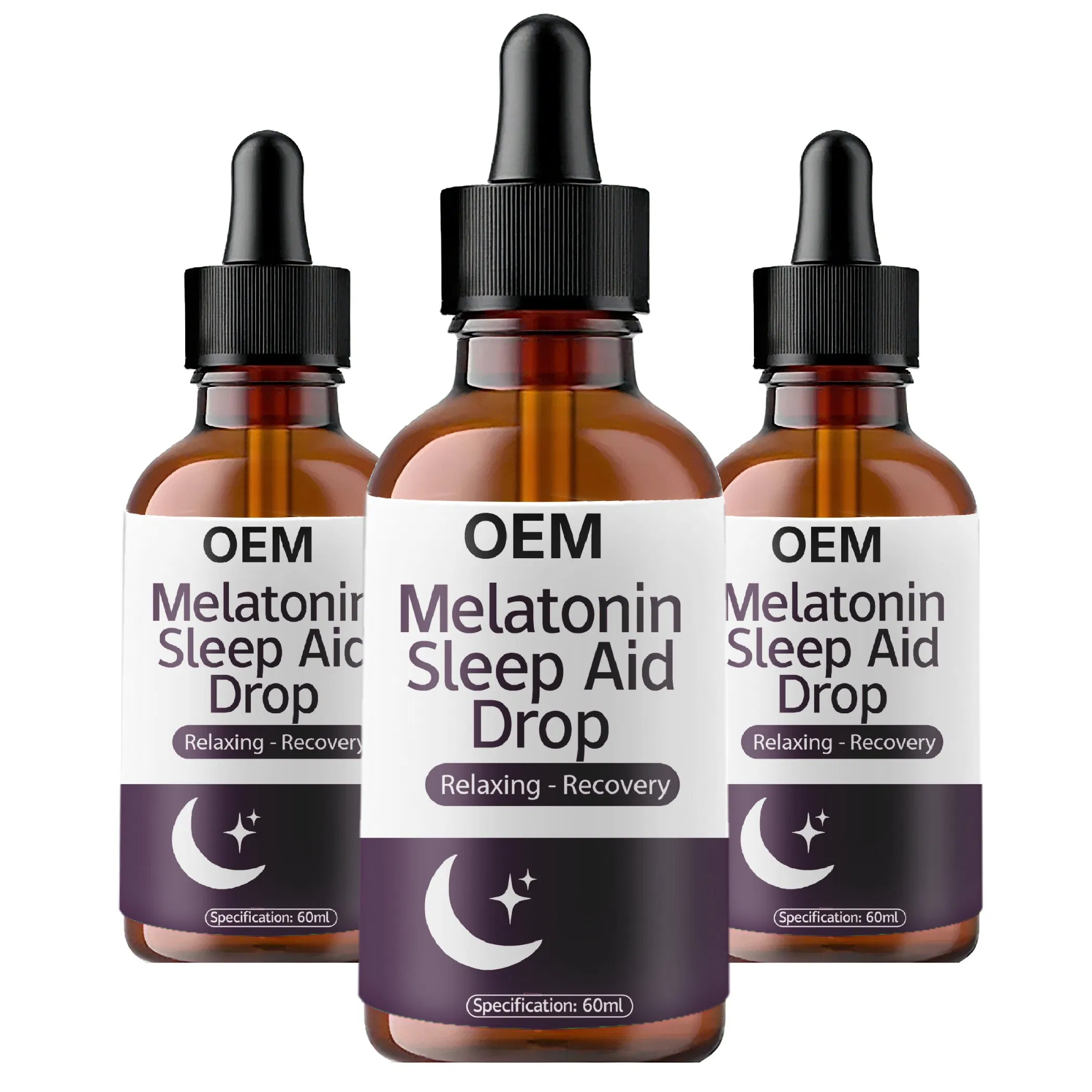 Melatonin Spray Drops Help You Fall Asleep Natural Herbal Hypnotic Sleep Cycle Melatonin Oil OEM