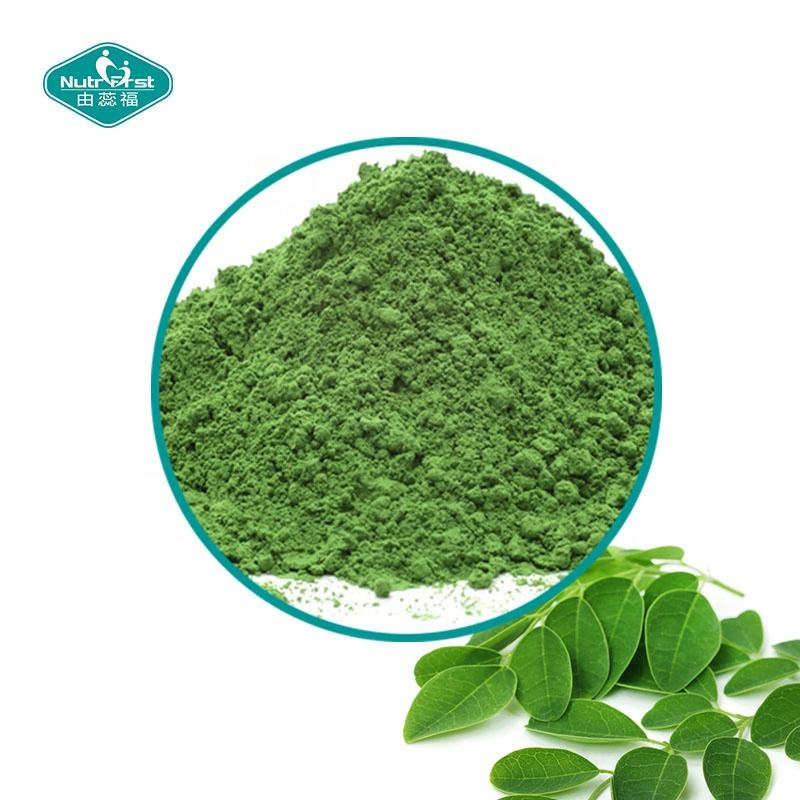 Nutrifirst Organic Raw Material Herbal Extract Organic Moringa Oleifera Leaf Extract Powder in Bulk