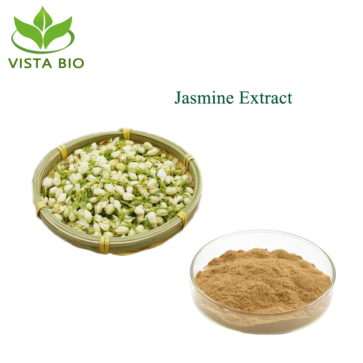 Factory Supply 100% Natural Plant Extract Pharmaceutical &amp; Food Grade 20% Polyphenols Jasmine Tea Extract
