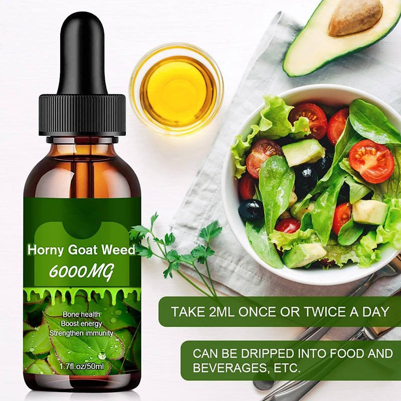 OEM Herbal Goat Weed Drops for Immune System Support and Wellness