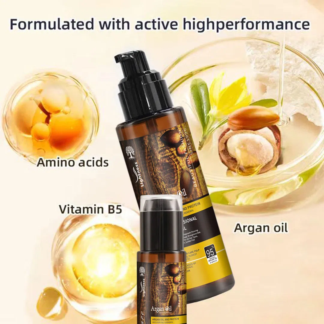 Hair Product Treatment Hair Care Cosmetics Argan Oil Repair Damaged Anti Loss Regrowth Essential Serum Herbal Argan Hair Oil