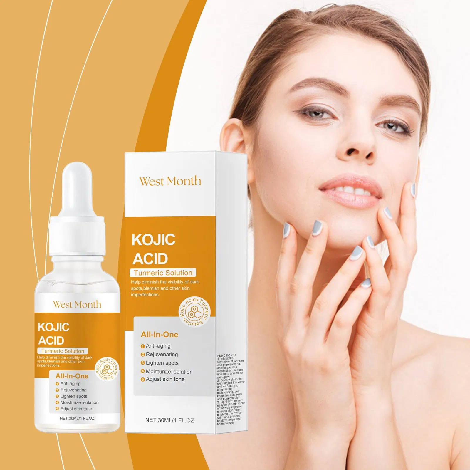 Turmeric Root Extract/Kojic Acid/Aloe Barbadensis Leaf Extract