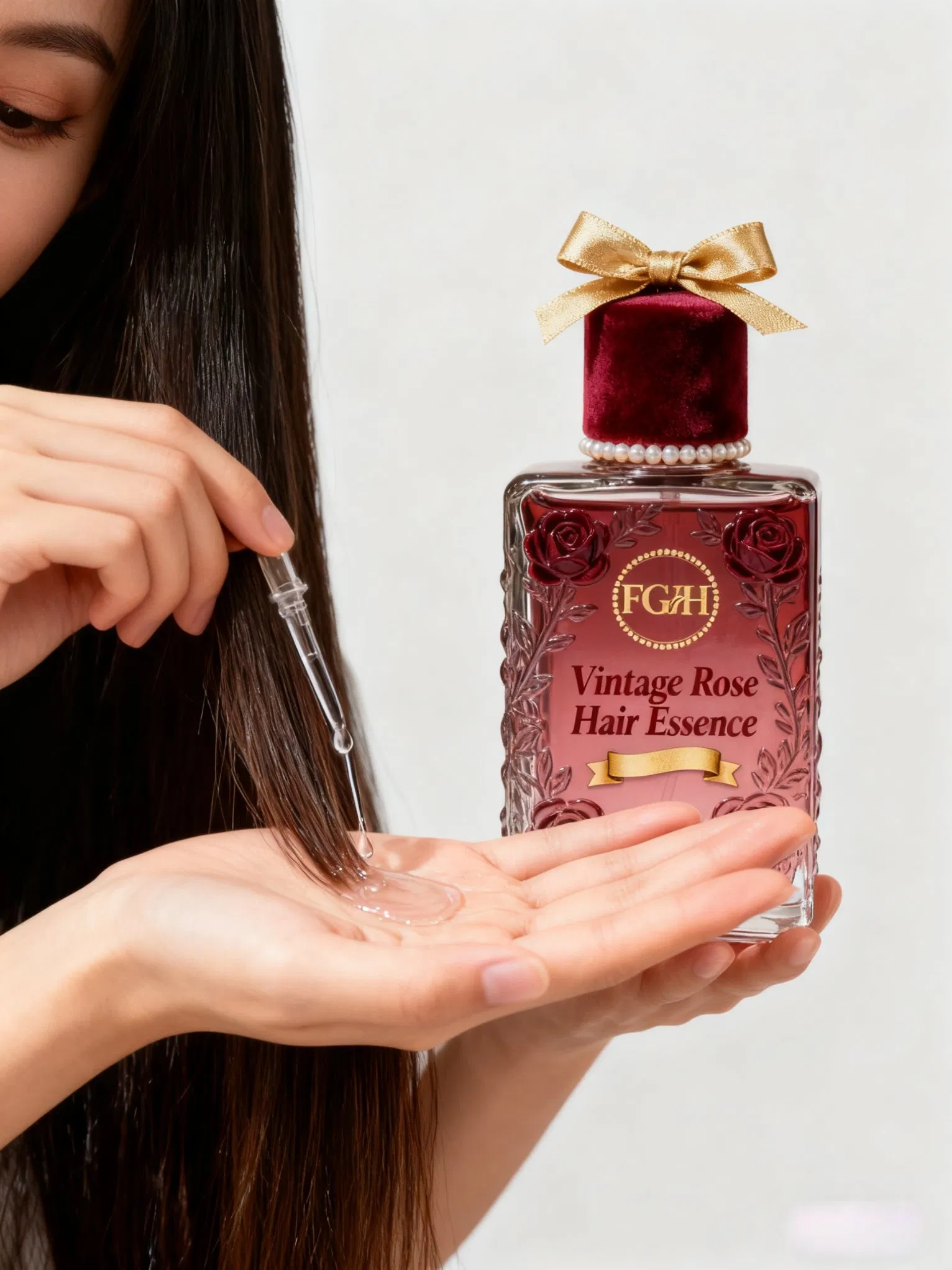 Botanique Secret Scalp Care Treatment Organic Herbal Essential Oils Infused Solution for Nourishing Smoothing of Curly Hair