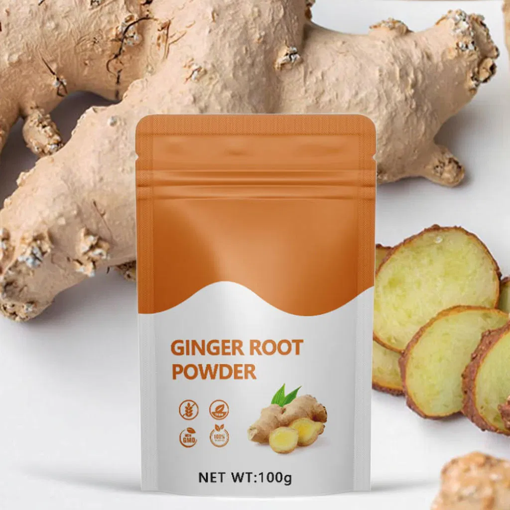 Supply Food Grade Ginger Root Extract Powder Customized Label Organic Raw Ginger Powder for Cooking