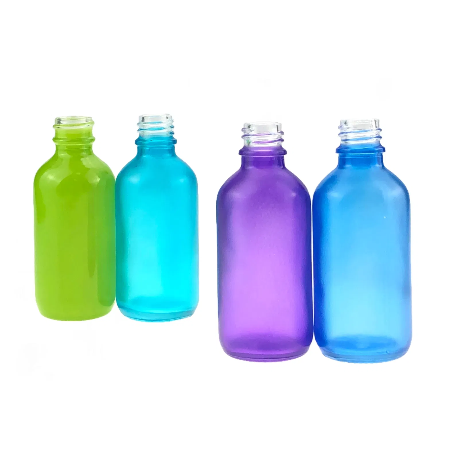20ml Round Shoulder Glass Dropper Bottle Small Frosted Glass Essential Oil Bottle