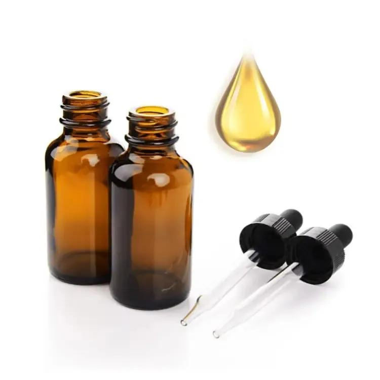 Luxury Skincare Packaging 5ml 10ml 15ml 20ml 30ml 50ml 100ml Amber Black Essential Oil Glass Dropper Bottle with Box