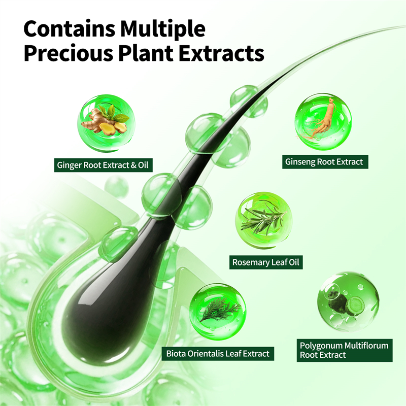 Hair Growth Serum Roll on Natural Rosemary Herbal Hair Essential Oil