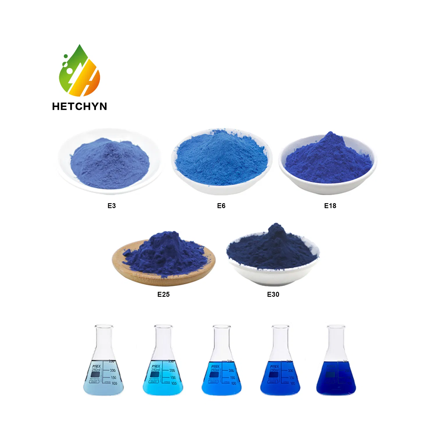 Food Grade Plant Protein Natural Blue Pigment Phycocyanin Extract From Spirulina E25