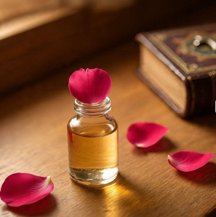 Rose Essential Oil Safe Herbal Plant Oil for Skin Care Aromatherapy