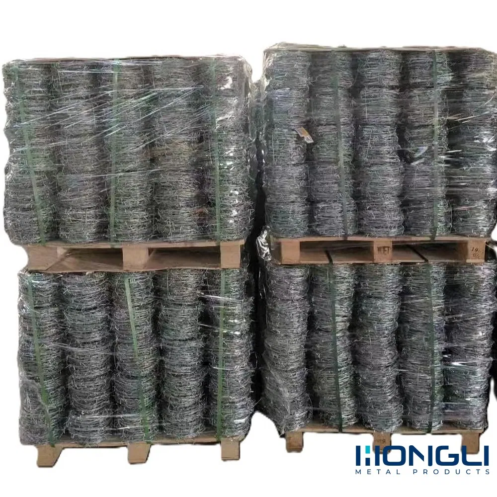 Hot Dipped Galvanized Double Twist Single Strand Barbed Fence Wire